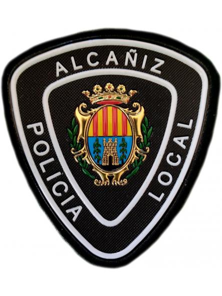 Policía Local Alcañiz Teruel parche insignia emblema distintivo