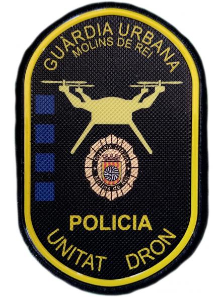 Guardia Urbana Policía Molins de Rei Unidad Dron parche insignia emblema patch ecusson [0]