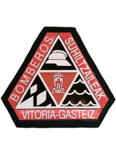 Bomberos de la ciudad de Vitoria Gasteiz Suhiltzaileak parche insignia emblema distintivo