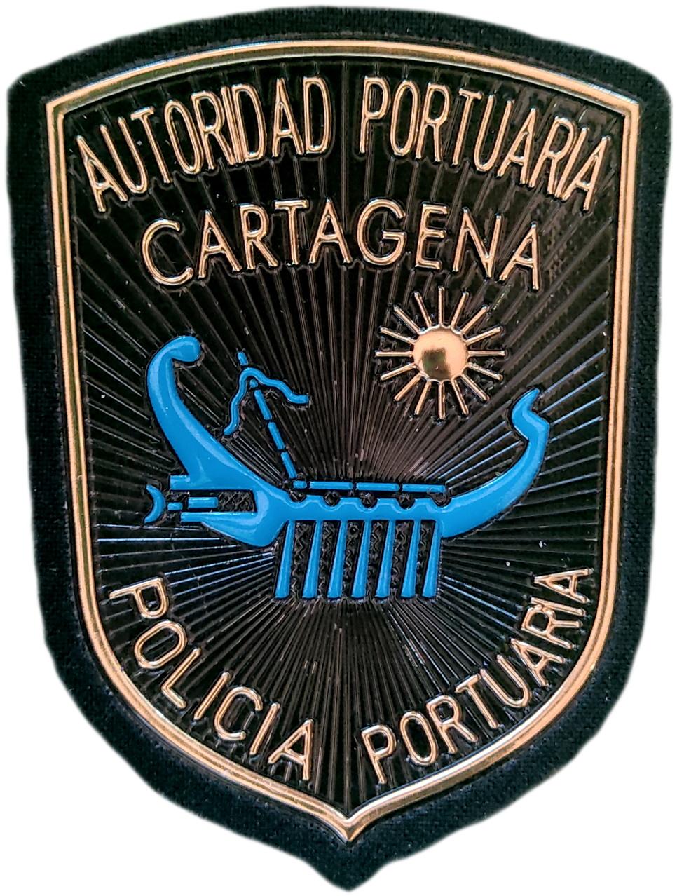 Policía Autoridad Portuaria de Cartagena parche insignia emblema distintivo 