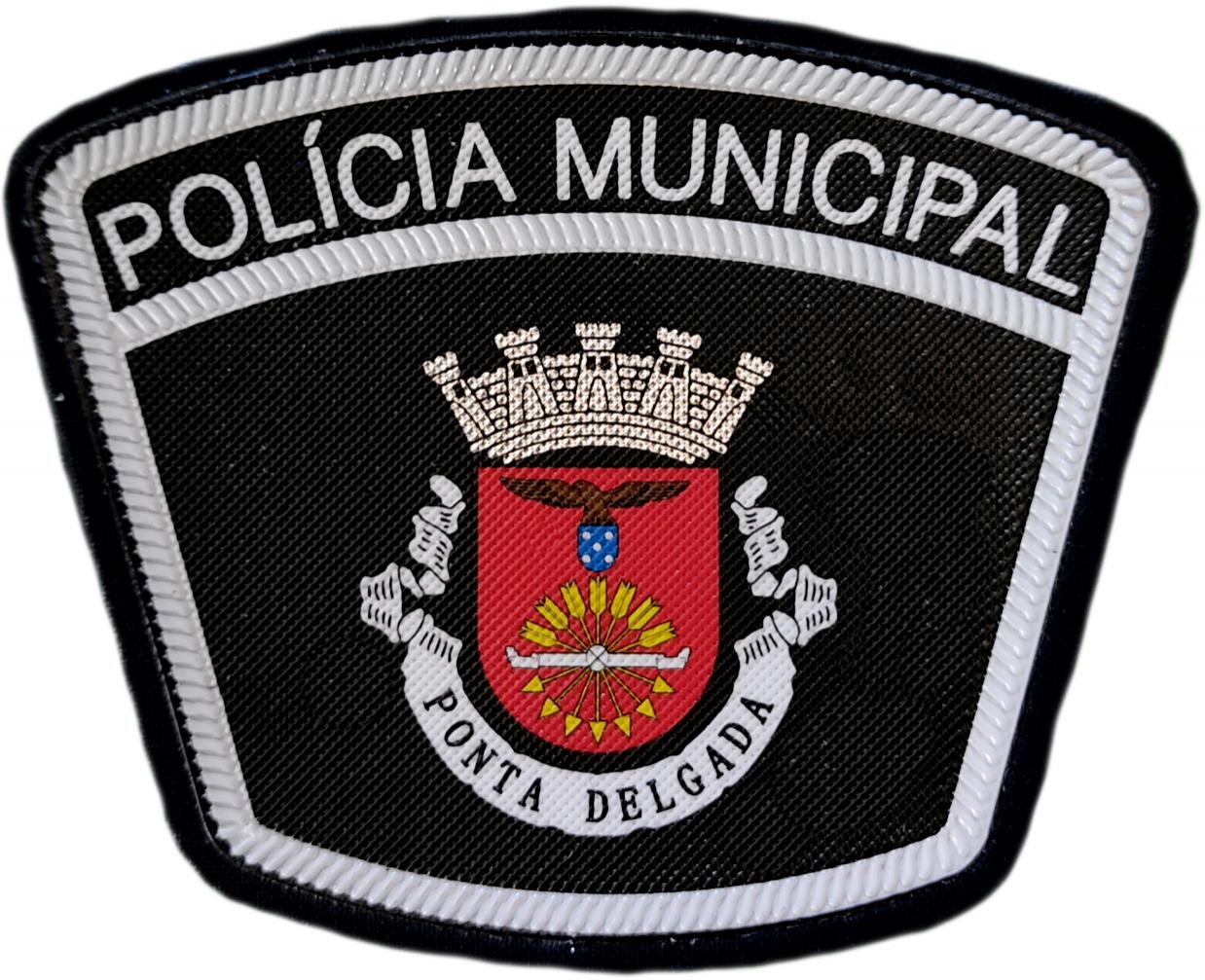 Policía Municipal Ciudad de Ponta Delgada Portugal parche insignia emblema distintivo