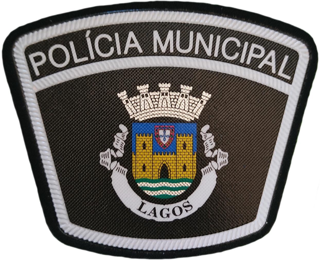Policía Municipal Ciudad de Lagos Portugal parche insignia emblema distintivo