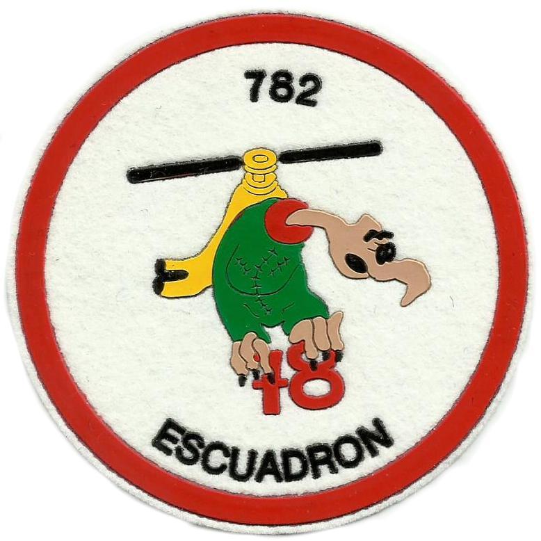 Ejército del aire escuadrón 782 parche insignia emblema distintivo