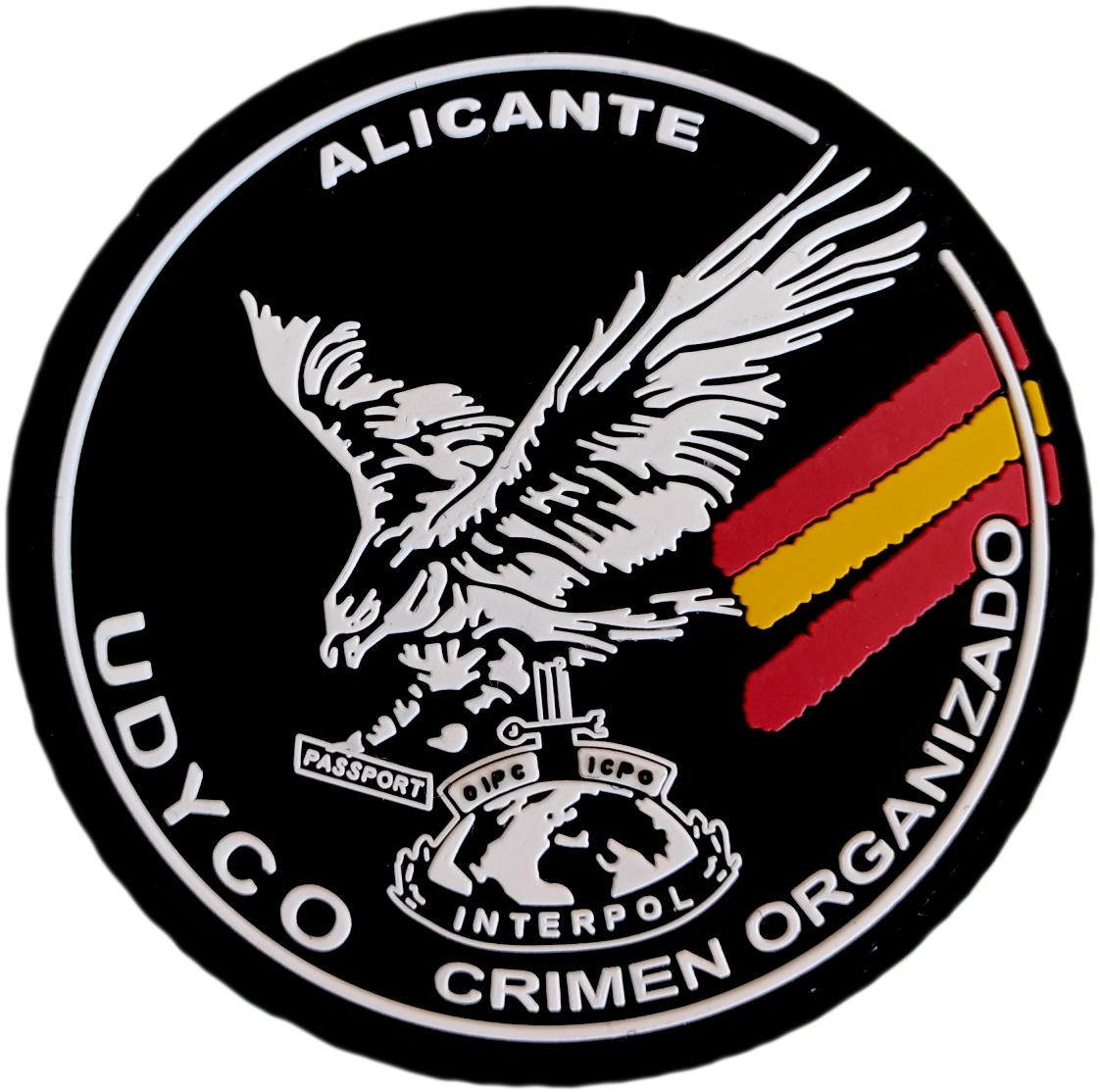 Policía Nacional CNP UDYCO Alicante parche insignia emblema distintivo