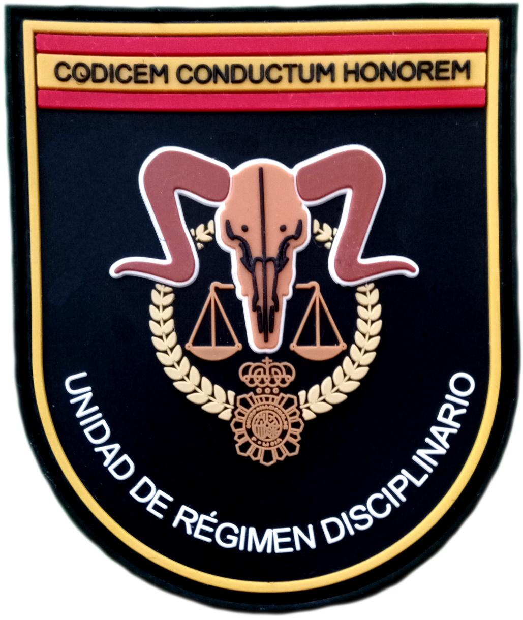 Policía nacional CNP unidad de régimen disciplinario parche insignia emblema distintivo 