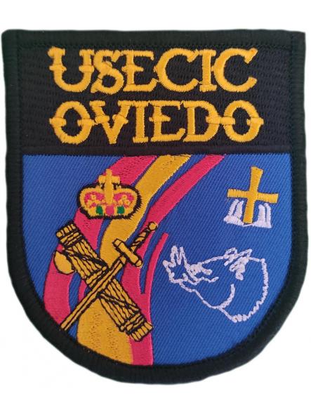 Guardia Civil Usecic Oviedo parche insignia emblema distintivo bordado 
