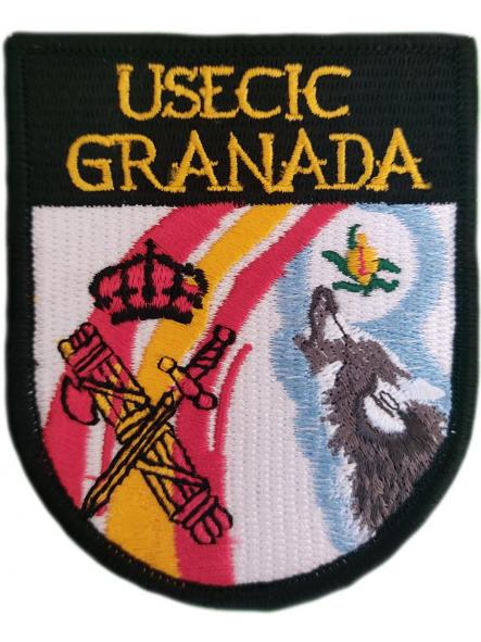 Guardia Civil Usecic Granada parche insignia emblema distintivo bordado 