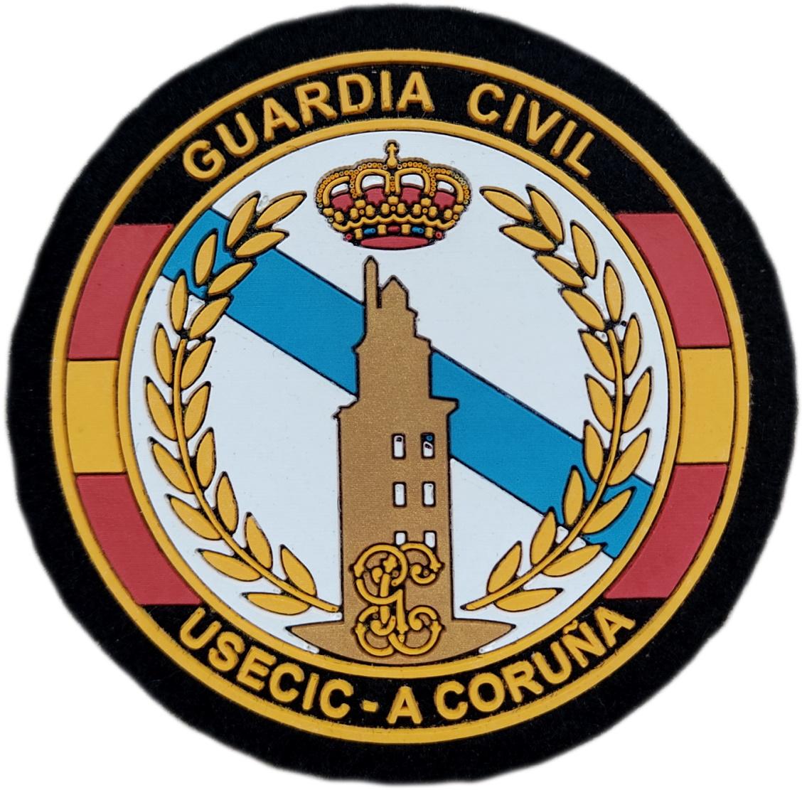Guardia Civil Usecic A Coruña parche insignia emblema distintivo 