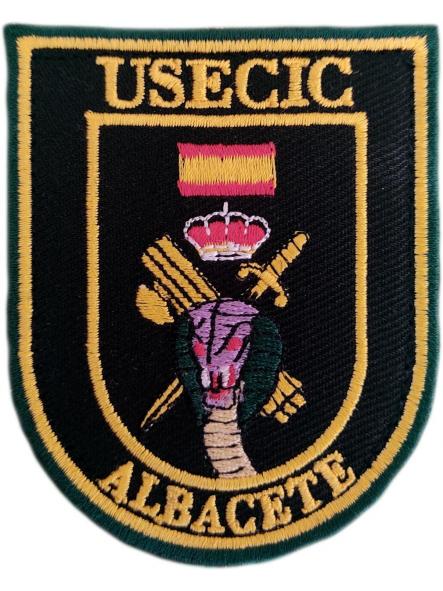 Guardia Civil Usecic Albacete parche insignia emblema distintivo bordado 