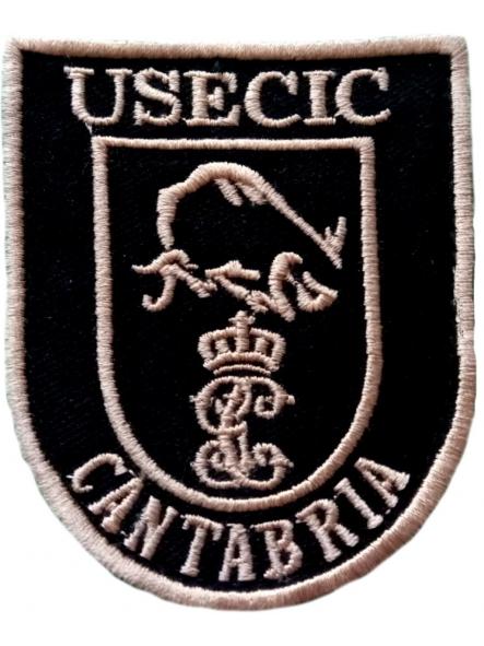 Guardia Civil Usecic Cantabria parche insignia emblema distintivo bordado 