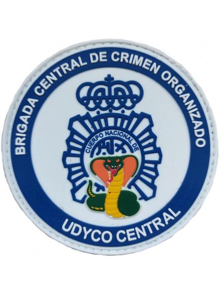 Policía Nacional CNP UDYCO Central Brigada central de crimen organizado parche insignia emblema distintivo [0]