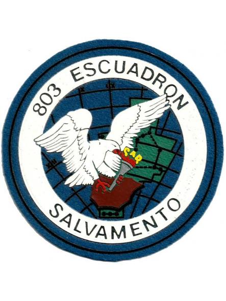 Ejército del aire escuadrón 803 parche, insignia, emblema, distintivo
