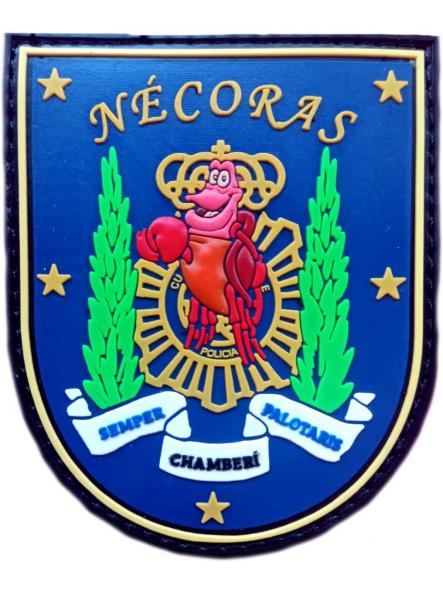 Policía Nacional CNP Comisaría Chamberí Nécoras Semper Palotaris parche insignia emblema distintivo
