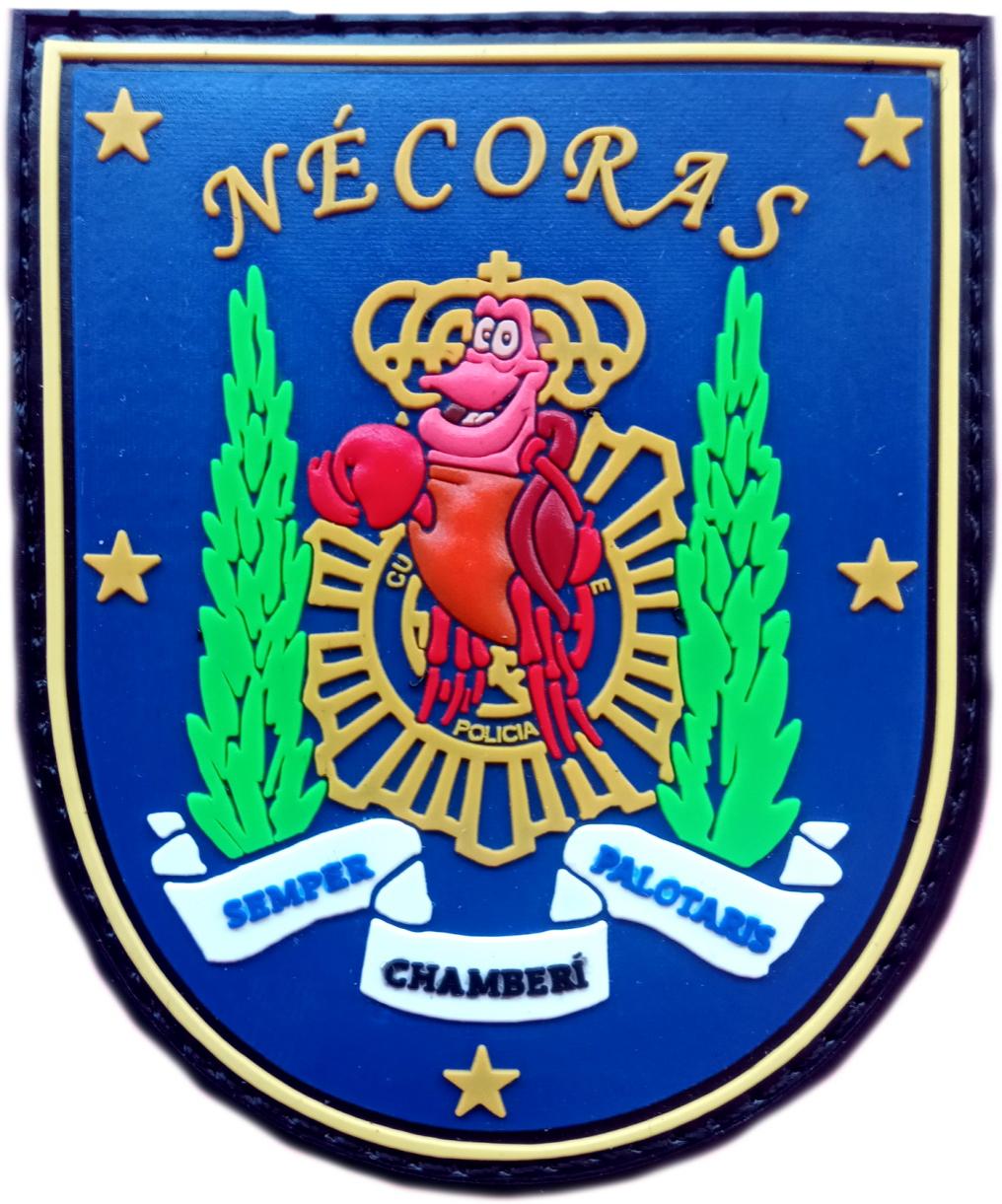 Policía Nacional CNP Comisaría Chamberí Nécoras Semper Palotaris parche insignia emblema distintivo
