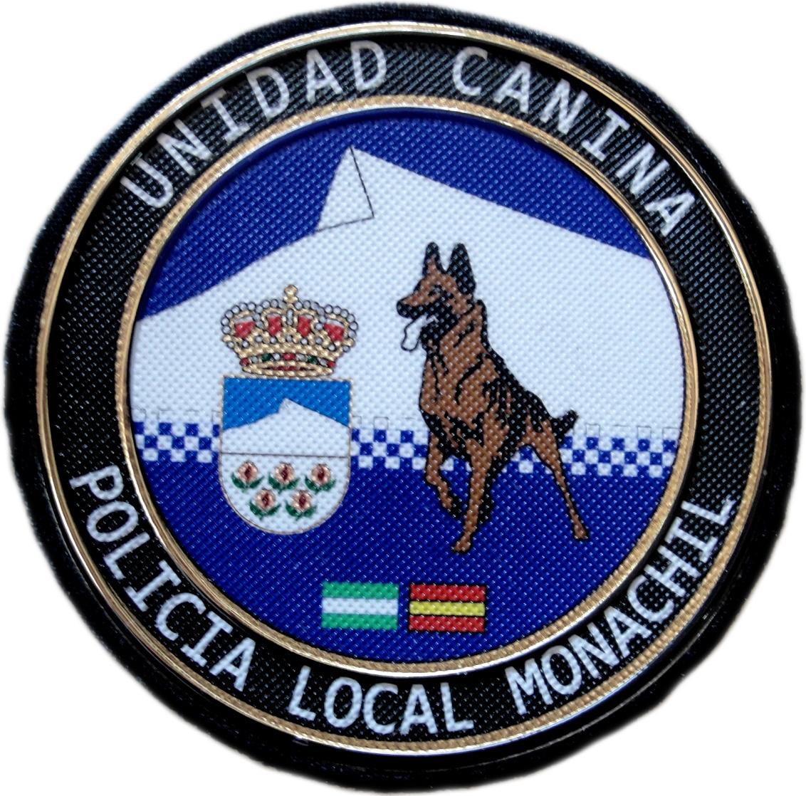 Policía Local Monachil Granada unidad canina k-9 parche insignia emblema distintivo