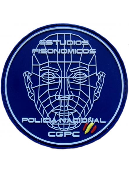 Policía Nacional CNP CGPC estudios fisonómicos parche insignia emblema distintivo