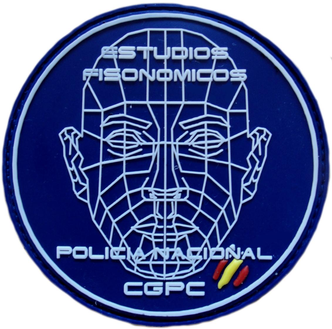 Policía Nacional CNP CGPC estudios fisonómicos parche insignia emblema distintivo