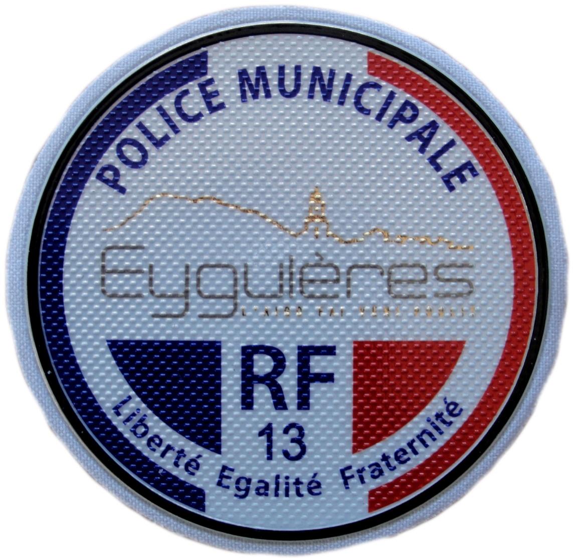Policía Municipal Ville de Eyguléres Police Municipale parche insignia emblema distintivo ecusson 