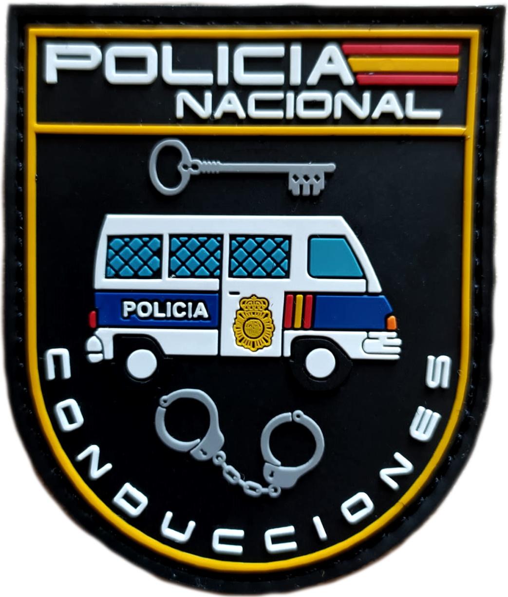Policía Nacional CNP Conducciones de presos parche insignia emblema distintivo