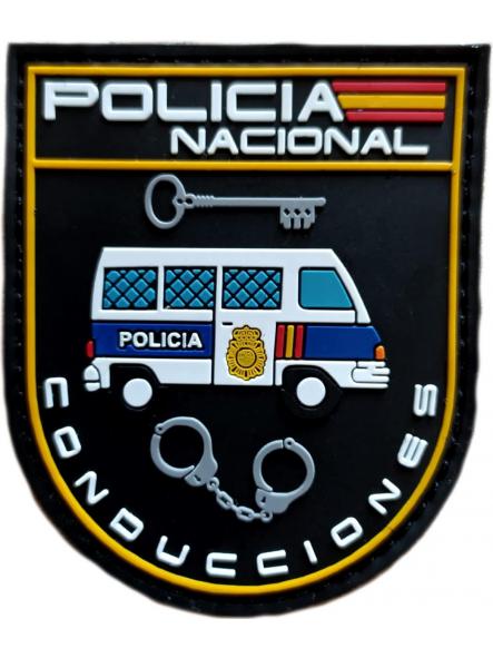 Policía Nacional CNP Conducciones de presos parche insignia emblema distintivo