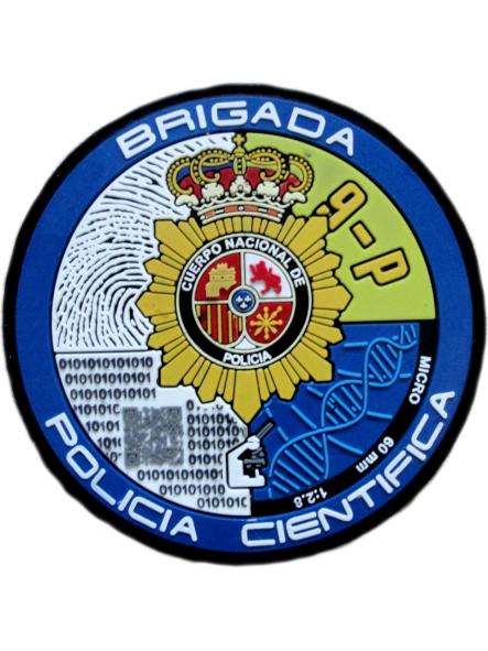 Policía Nacional CNP Comisaría San Fernando Brigada Científica parche insignia emblema distintivo