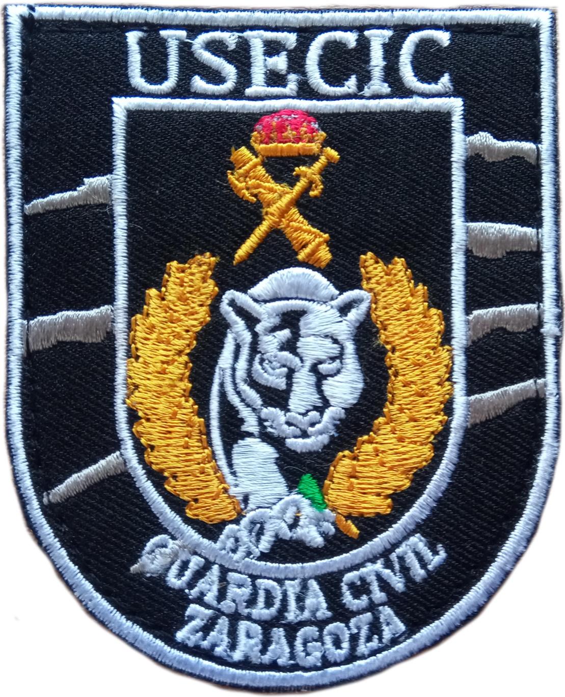 Guardia Civil Usecic Zaragoza parche insignia emblema distintivo