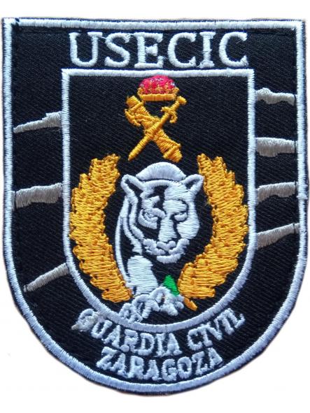 Guardia Civil Usecic Zaragoza parche insignia emblema distintivo