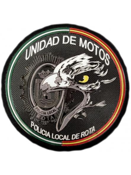 Policía Local de Rota Unidad de Motos Andalucía parche insignia emblema distintivo
