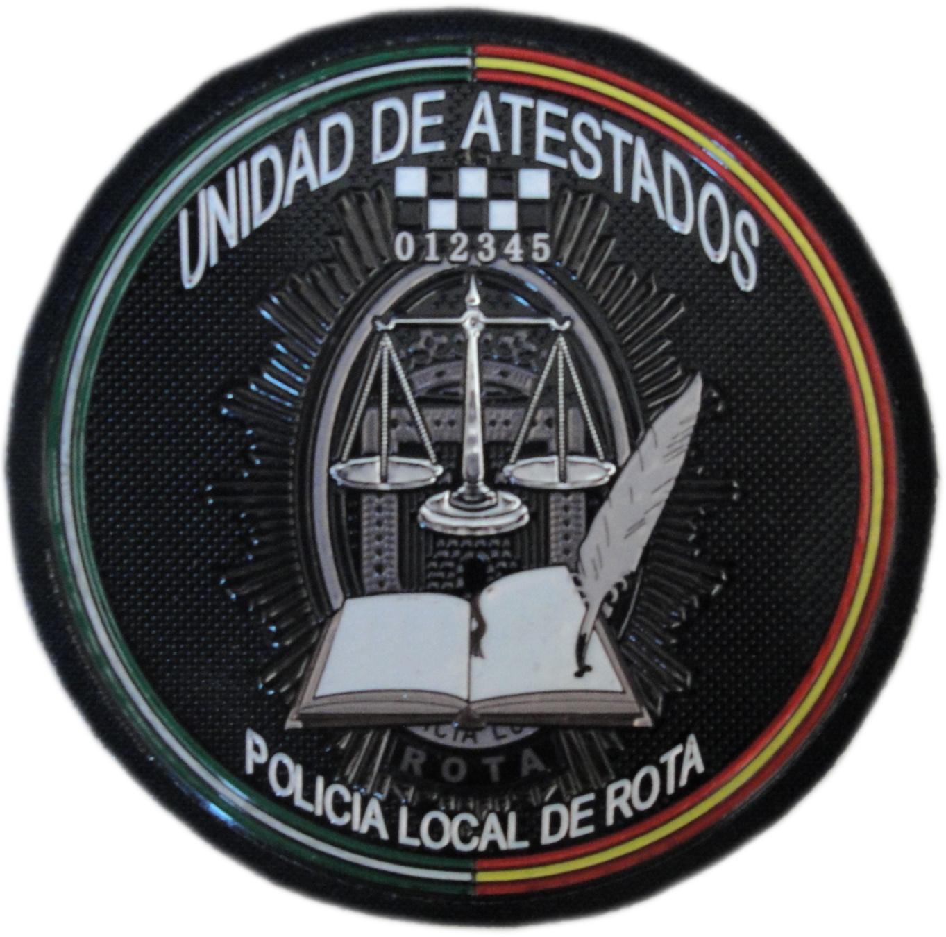 Policía Local de Rota Unidad de Atestados Andalucía parche insignia emblema distintivo