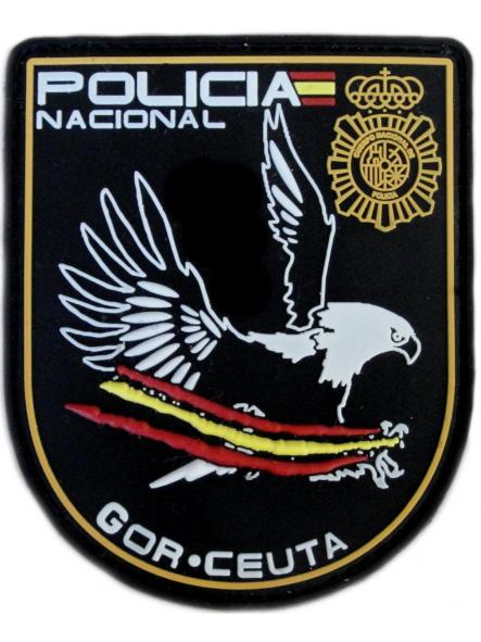 Policía Nacional CNP Grupo Operativo de Respuesta GOR Ceuta parche insignia emblema distintivo