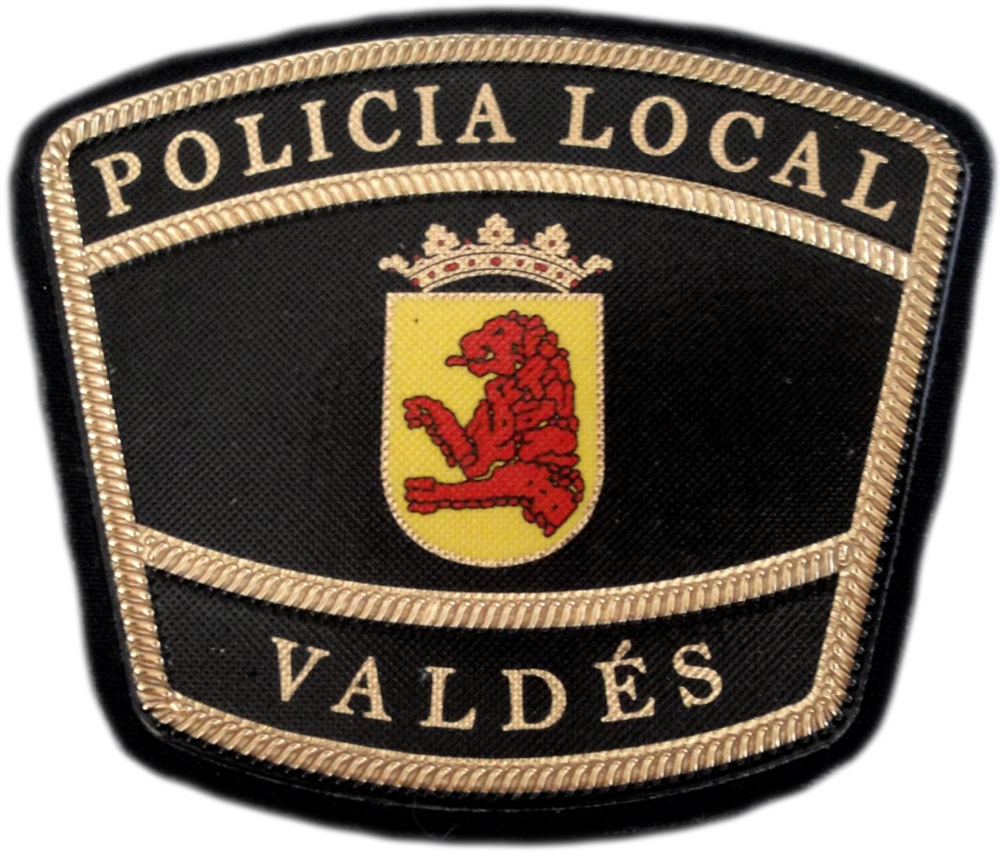 Policía Local Valdés Asturias parche insignia emblema distintivo ecusson patch Police Dept