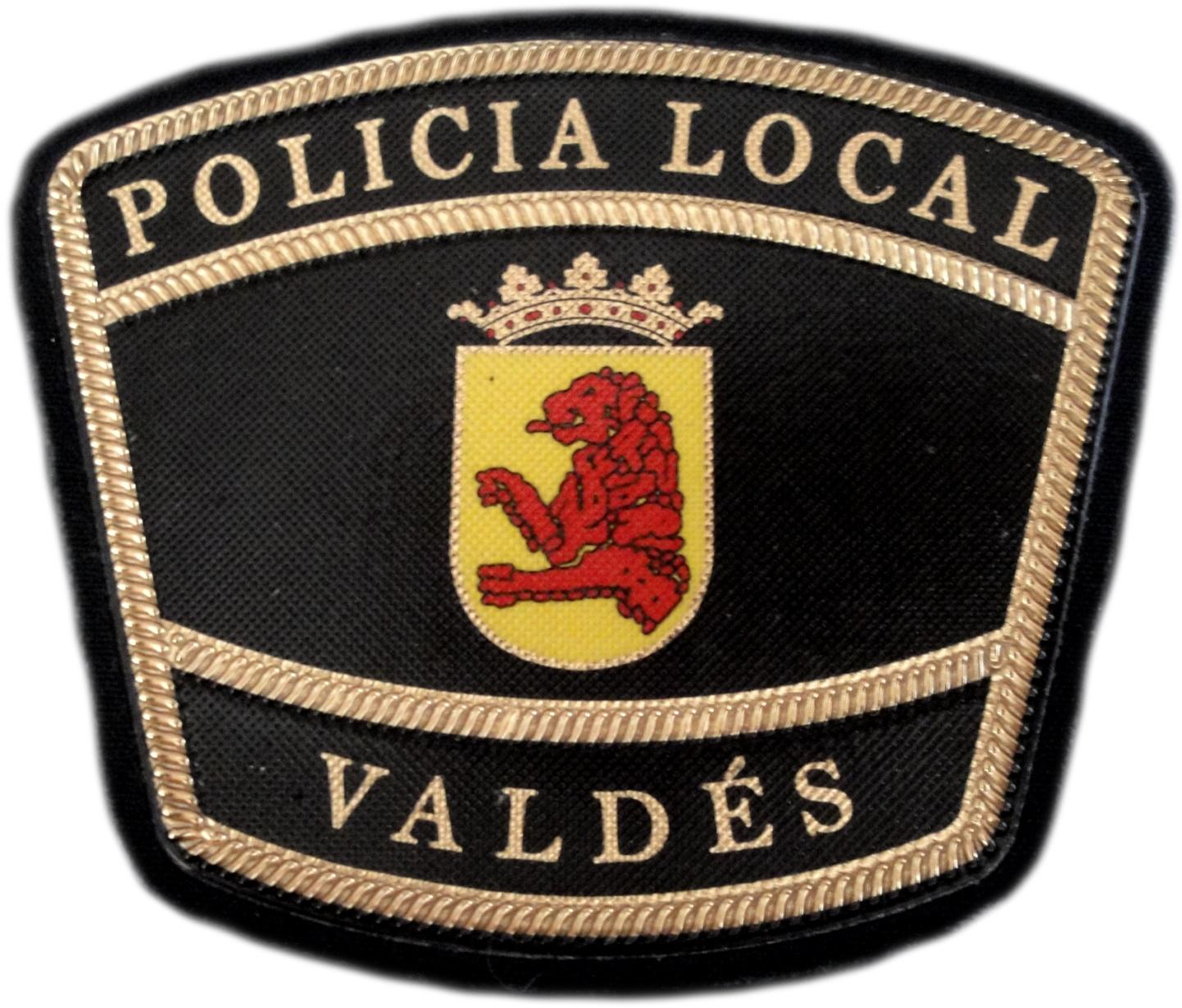 Policía Local Valdés Asturias parche insignia emblema distintivo Police Dept