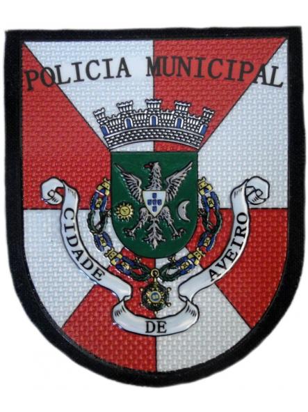Policía Municipal Ciudad de Aveiro Portugal parche insignia emblema distintivo Police Dept