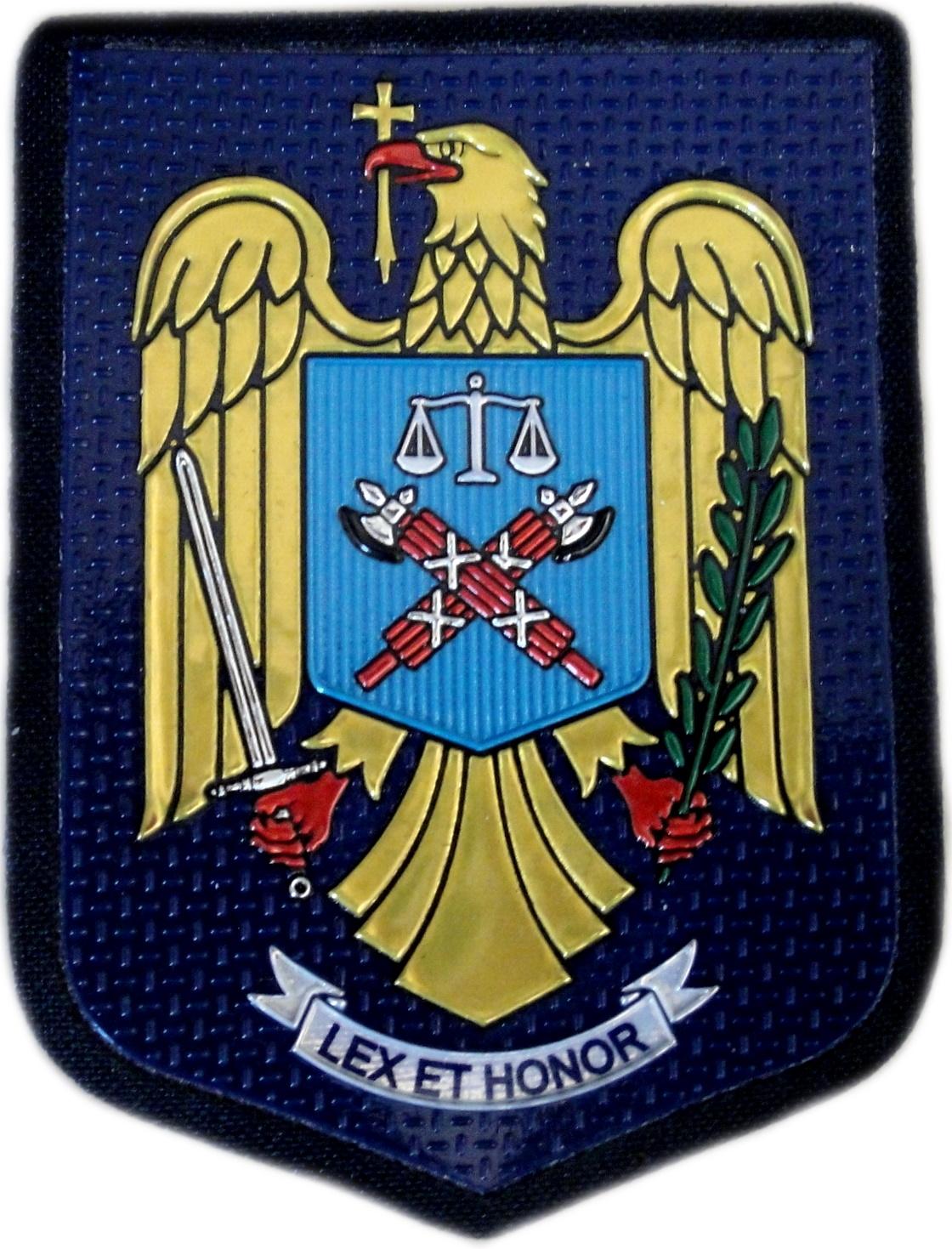 Policía Nacional de Rumania Politia parche insignia emblema distintivo Romania Police Dept