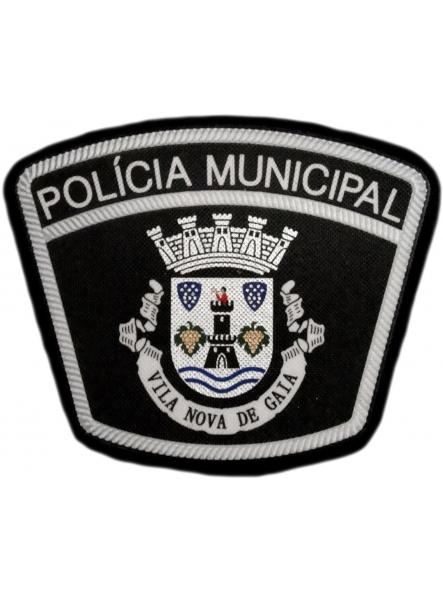 Policía Municipal Ciudad de Vila Nova de Gaia Portugal parche insignia emblema distintivo Police Dept [0]