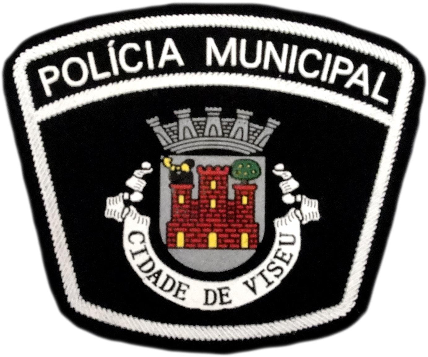 Policía Municipal Ciudad de Viseu Portugal parche insignia emblema distintivo Police Dept