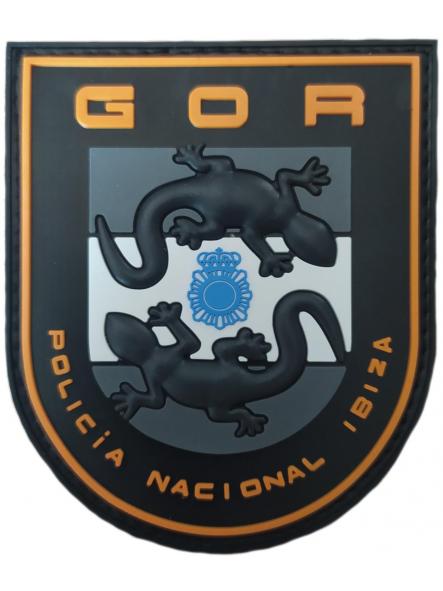 Policía Nacional CNP Grupo Operativo de Respuesta GOR Ibiza parche insignia emblema distintivo patch ecusson