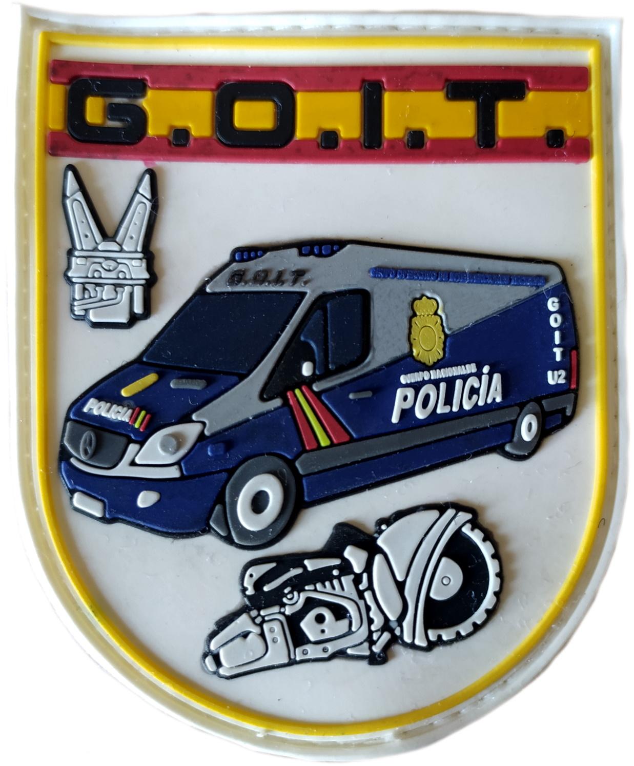 Policía Nacional CNP Grupo Operativo de Intervenciones Técnicas GOIT parche insignia emblema distintivo