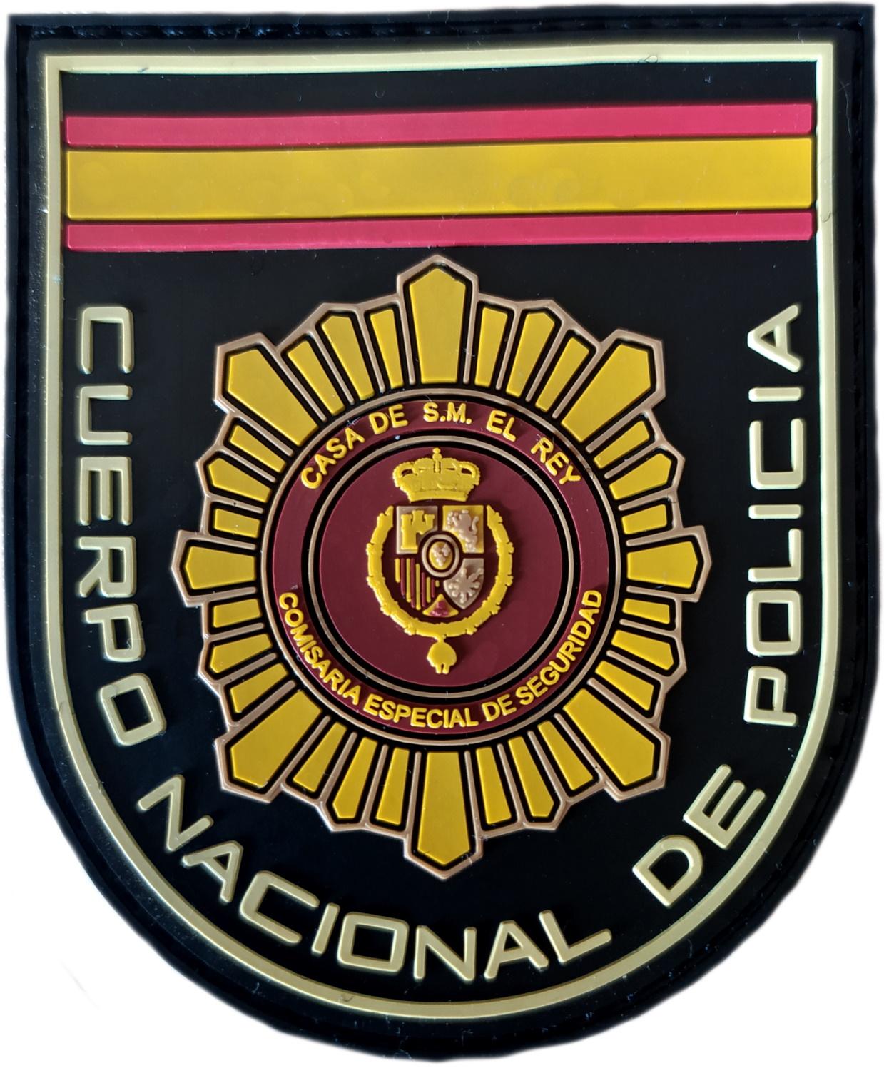 Policía Nacional CNP Comisaría Especial de Seguridad Casa de su Majestad el Rey parche insignia emblema distintivo