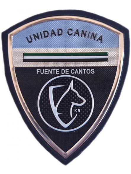 Policía Local Fuente de Cantos patrulla canina k-9 Extremadura parche insignia emblema distintivo