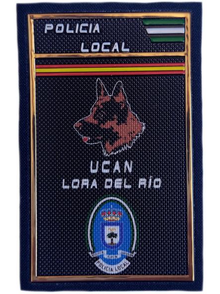 Policía Local Lora del Rio UCAN Unidad Canina k-9 parche insignia emblema distintivo [0]