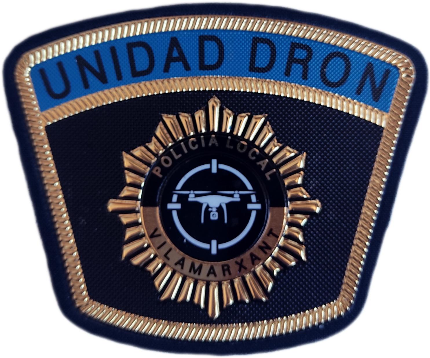 Policía Local Vilamarxant Unidad Dron Comunidad Valenciana parche insignia emblema distintivo
