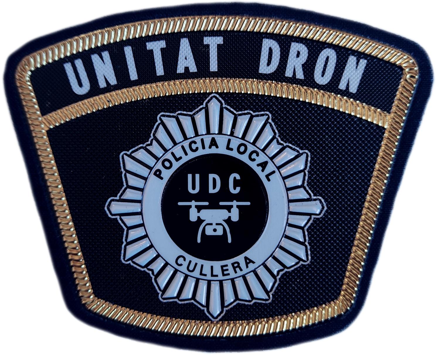 Policía Local Cullera Unidad Dron Unitat Comunidad Valenciana parche insignia emblema distintivo