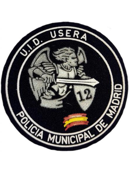 Policía Municipal Madrid Distrito Usera UID parche insignia emblema distintivo [0]