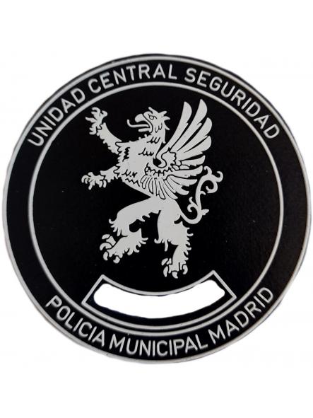 Policía Municipal Madrid Unidad Central de Seguridad parche insignia emblema distintivo