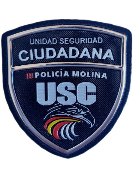 Policía Local Molina de Segura USC Unidad Seguridad Ciudadana Región de Murcia parche insignia emblema distintivo