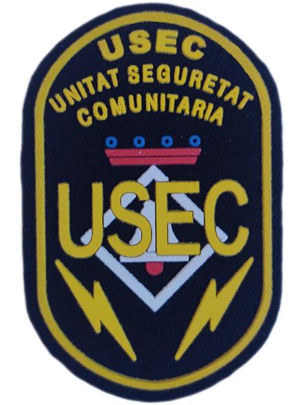 Policía Local Sant Boi de Llobregat USEC Unidad de Seguridad Comunitaria Unitat Cataluña parche insignia emblema distintivo Police Dept [0]
