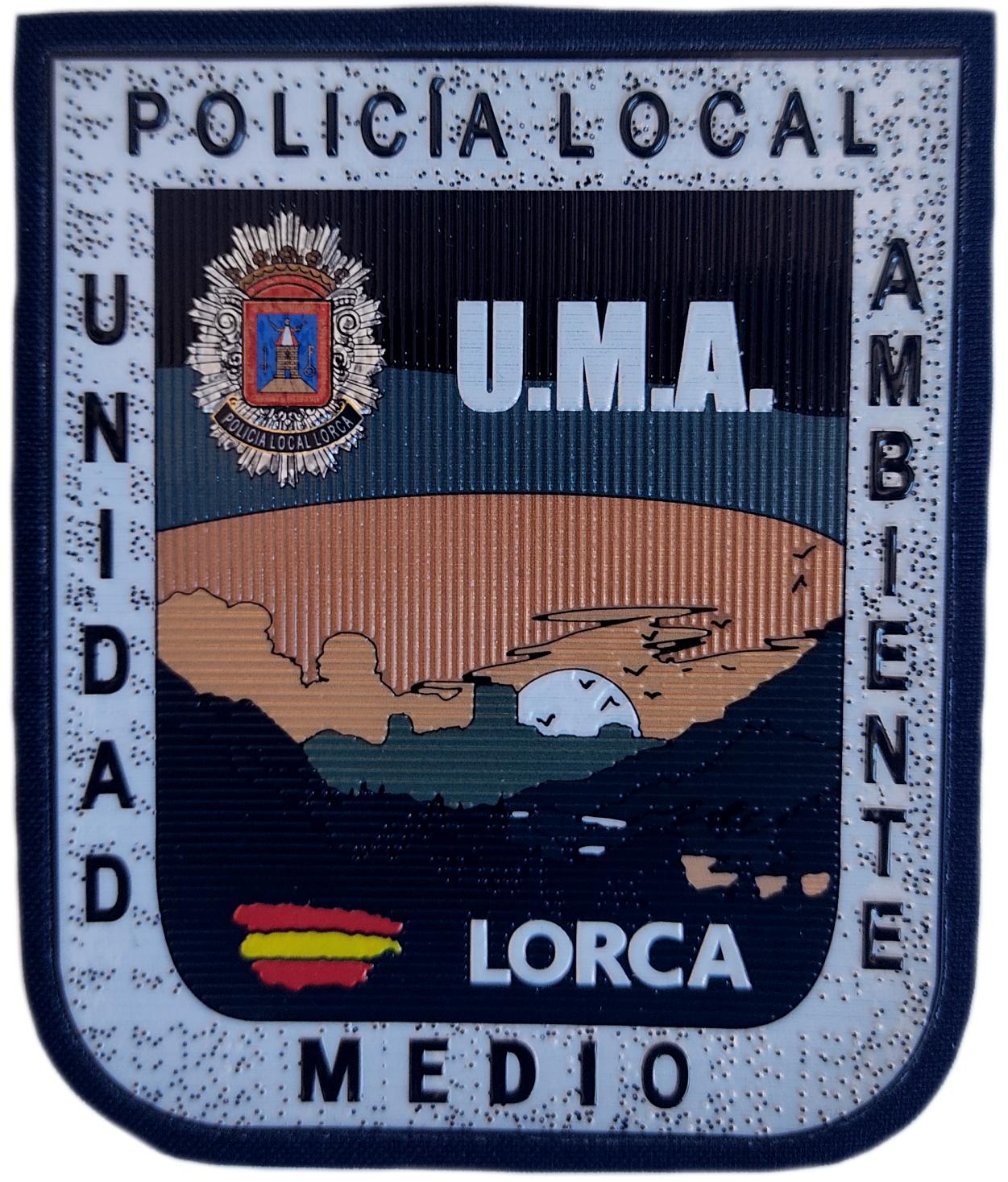 Policía Local Lorca UMA Unidad de Medio Ambiente Murcia parche insignia emblema distintivo