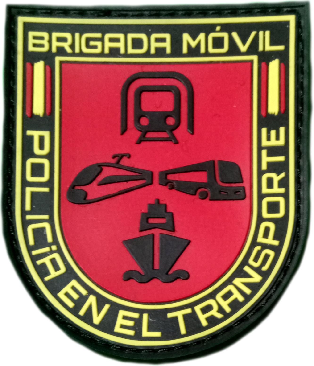Policía Nacional CNP Brigada Móvil policía en el transporte parche insignia emblema distintivo
