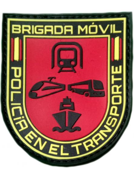 Policía Nacional CNP Brigada Móvil policía en el transporte parche insignia emblema distintivo